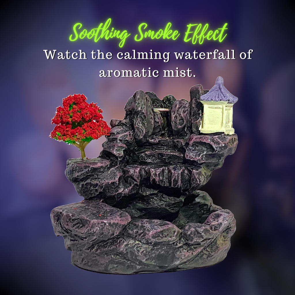 Backflow Incense Burner for Relaxation & Stress Relief - Veliora Zen Cascade™
