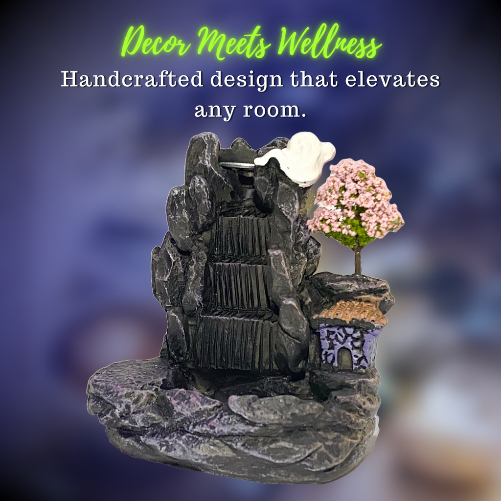 Backflow Incense Burner for Relaxation & Stress Relief - Veliora Zen Cascade™